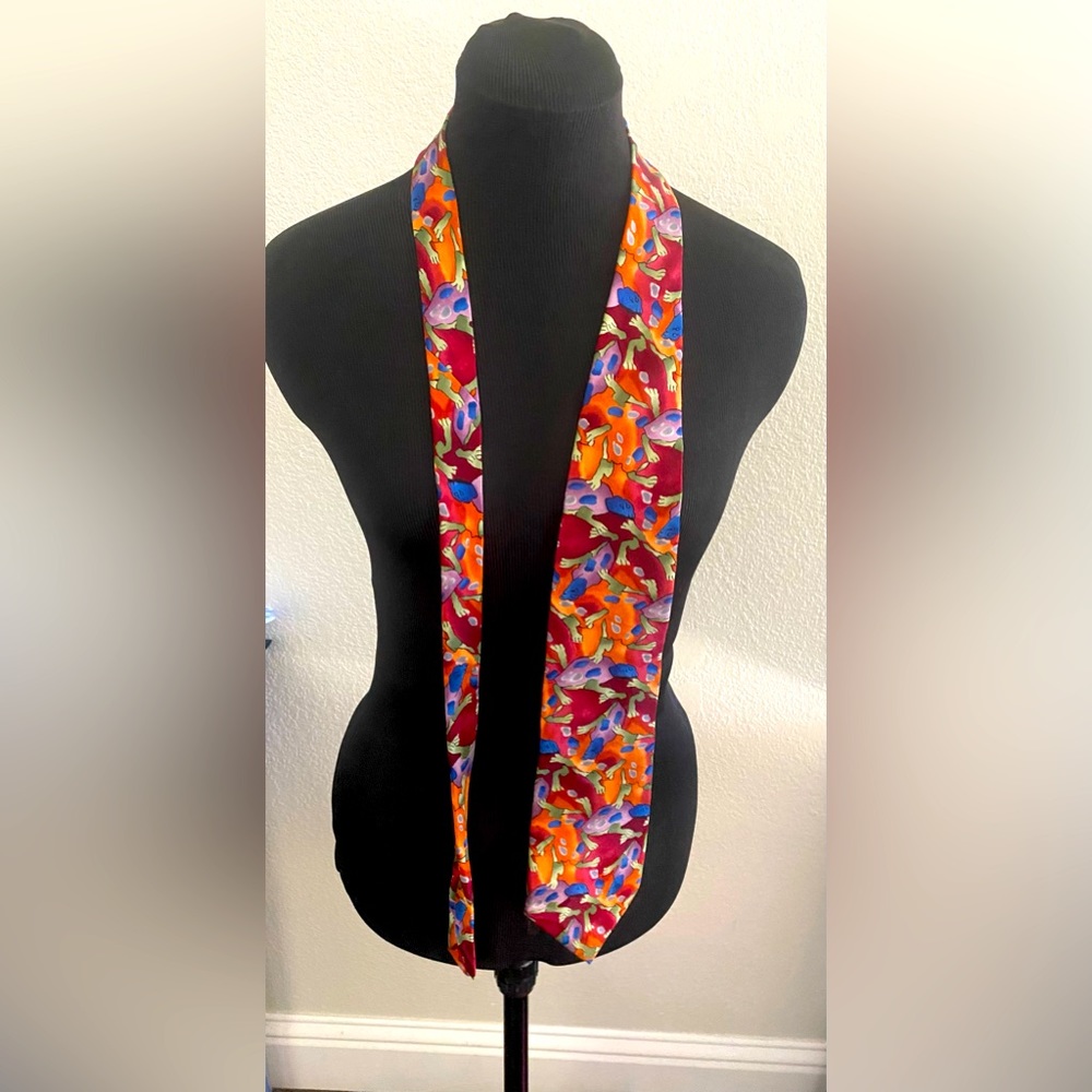 Jerry Garcia collectors edition colorful Tie -Turtle design
